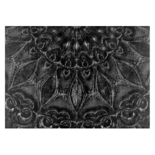 Trädstyrelsen för träkol Mandala (Framsidan)