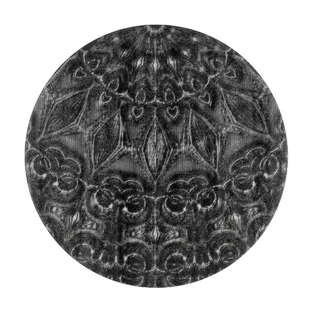 Trädstyrelsen för träkol Mandala (Framsidan)
