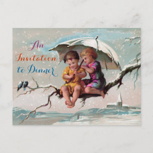 Trädtoppsbarn Vykort