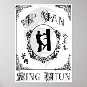Trädukform - Ip Man Vinge Chun Poster