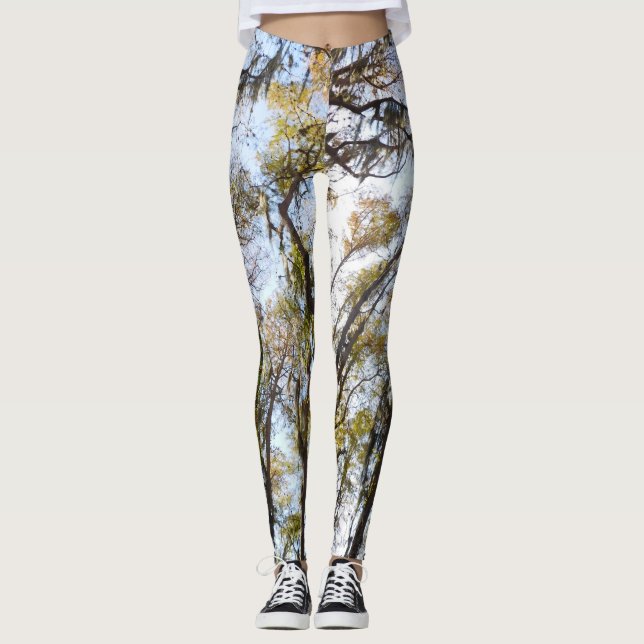 trädyogadamasker leggings (Framsida)
