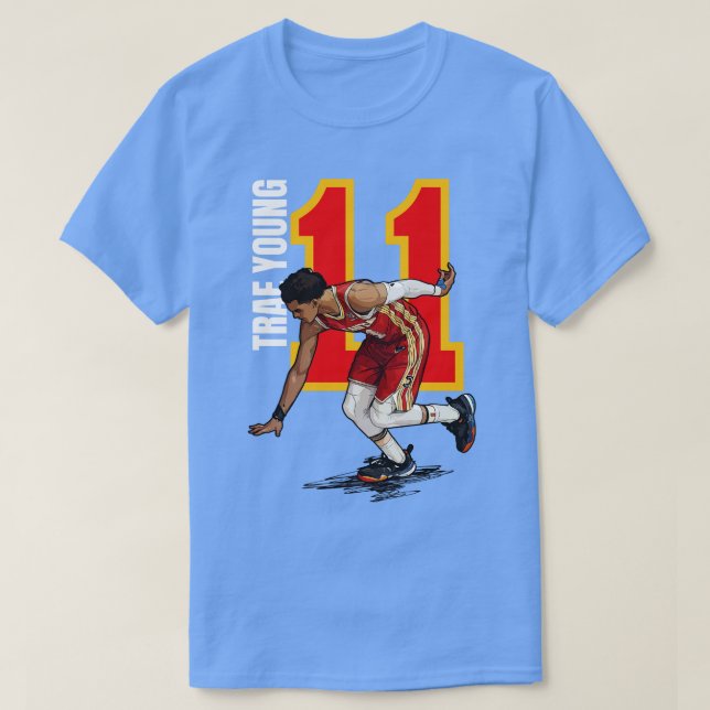 Trae Young 11 för Small basketball TShirt T Shirt (Design framsida)