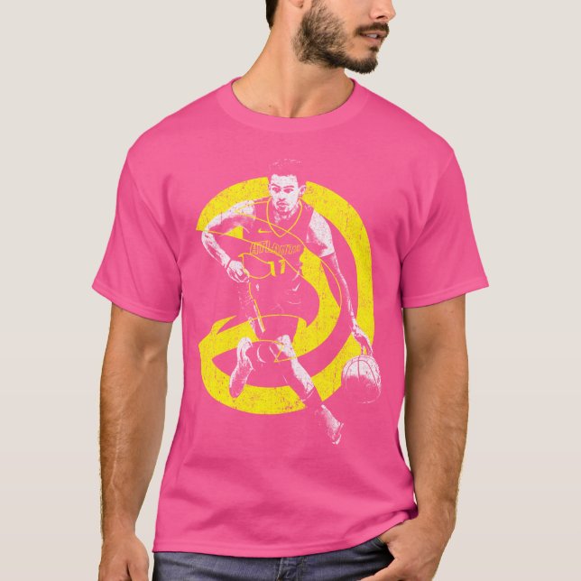 Trae Young (röd) T Shirt (Framsida)