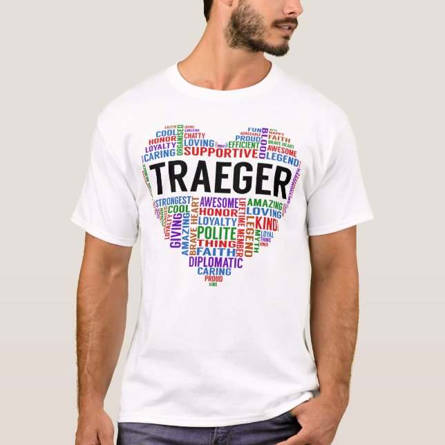 TRAEGER Legend Heart T Shirt (Framsida)