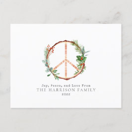 Träet Botaniskt Fredstecken Kärlek Joy jul Helg Vykort