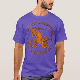 Träet Capricorn Zodiac Sea Goat Astrology-tecken T Shirt