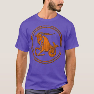 Träet Capricorn Zodiac Sea Goat Astrology-tecken T Shirt