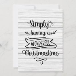 Träet har helt enkelt en underbar juletid julkort