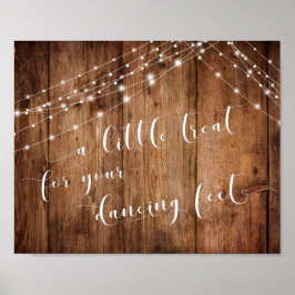 Träet och Ljus är lite grann för ditt dansfoder Poster