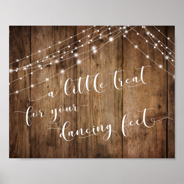 Träet och Ljus är lite grann för ditt dansfoder Poster (Framsidan)
