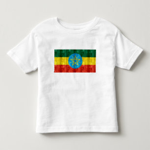 Träetiopisk flagga t shirt