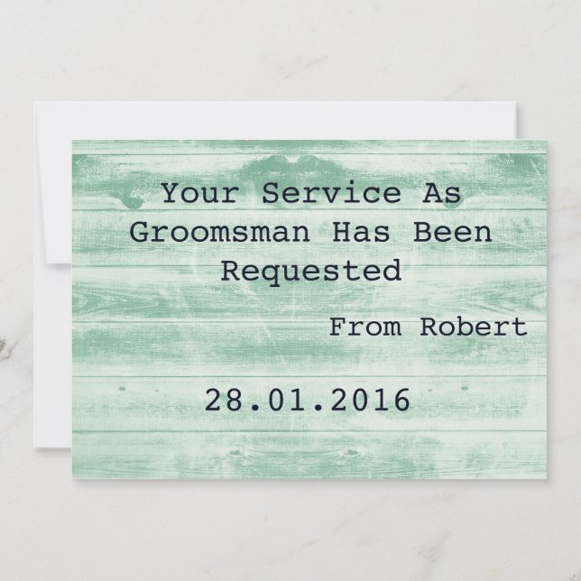 Träets ryggmärgsstöd Kommer du att bli min gruppma Inbjudningar (Baksida)