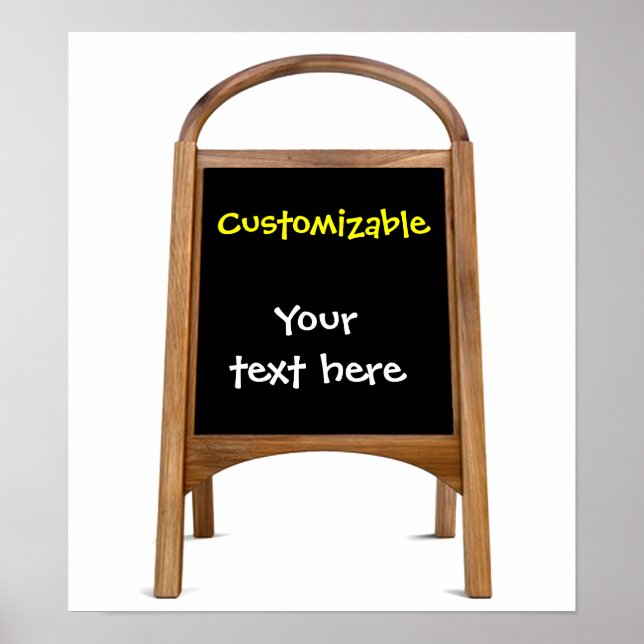 Träets sandwich Board Poster (Framsidan)