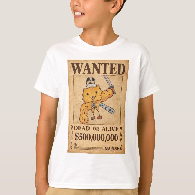 Trafalgar .D. Katt T Shirt (Framsida)