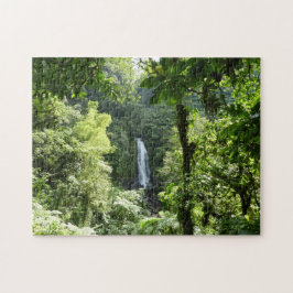 Trafalgar Falls Tropical Rainforest Photogratograp Pussel