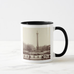 Trafalgar kvadrerar, London (sepiafotoet) Mugg
