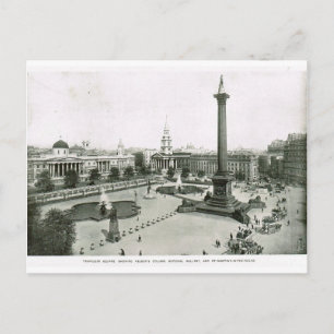 Trafalgar Square 1900 Vykort