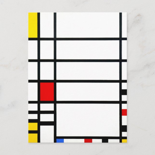 Trafalgar Square by Piet Mondrian - Modern konst Vykort (Framsida)