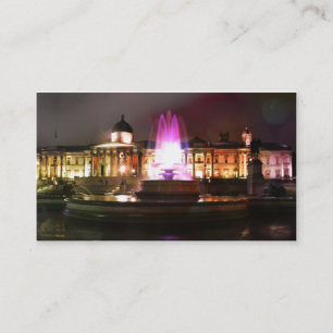 Trafalgar Square Fontän Visitkort