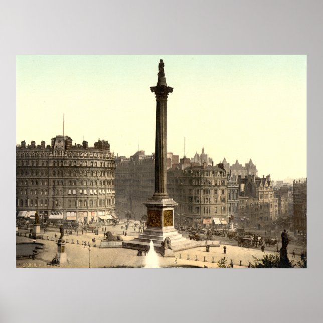 Trafalgar Square I, London, England Poster (Framsidan)