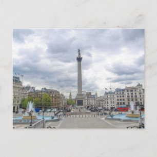 Trafalgar Square i London Vykort