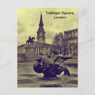 Trafalgar Square,London Postcard Vykort