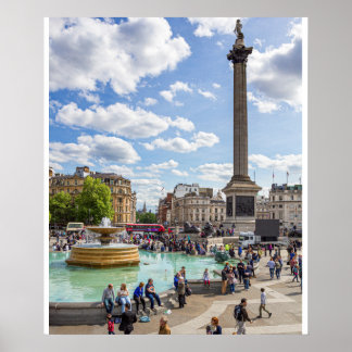 Trafalgar Square, London Poster