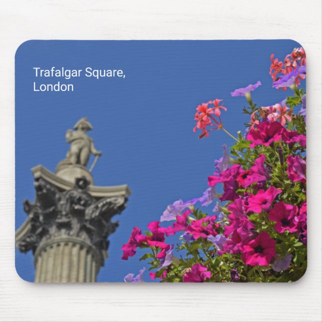 Trafalgar Square Nelson's Column, London UK Musmatta (Framsidan)