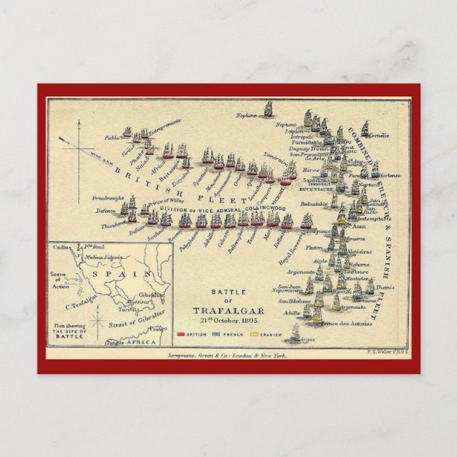 Trafalgar Vykort (Framsida)