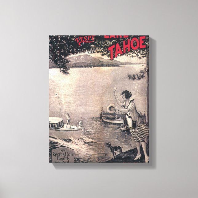 Träfat Poster Canvastryck (Framsida)