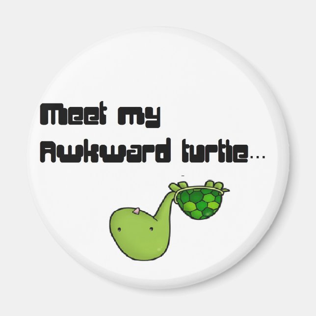 träffa min sköldpadda magnet (Framsidan)