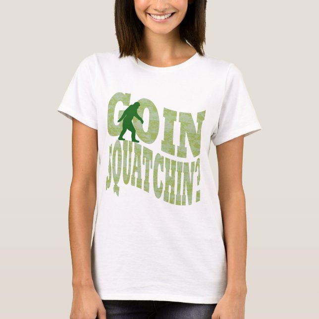 Träffa på grönt och text? tee shirt (Framsida)
