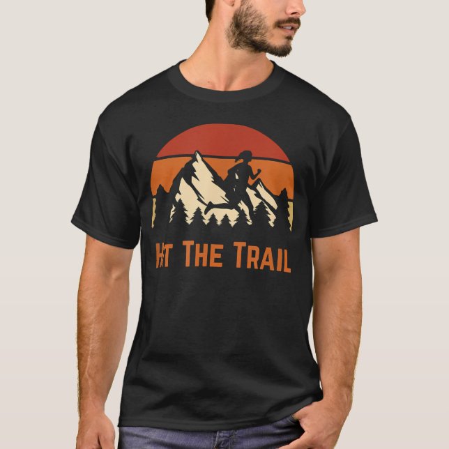 Träffa Stigen - Kvinnlig Löpare Vintage T Shirt (Framsida)