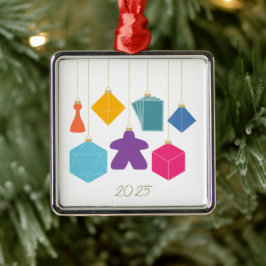 Träffa trädet med brädspel Premium-ornament Julgransprydnad Metall