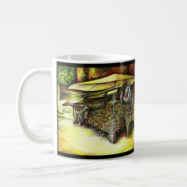 Träffade optiker kaffemugg (Vänster)