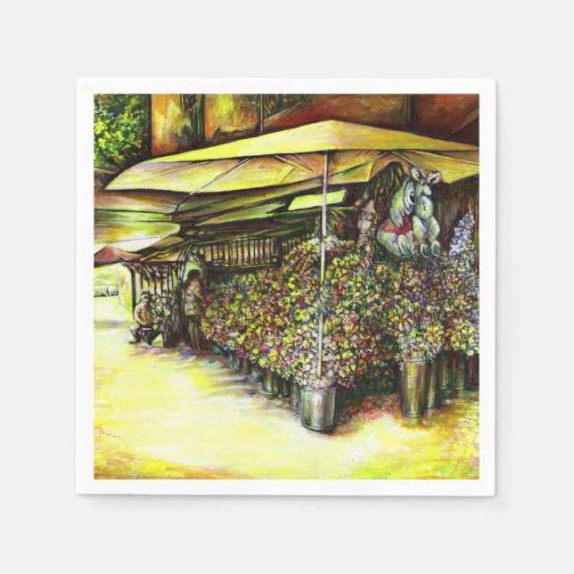 Träffade optiker pappersservett (Framsidan)