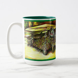 Träffade optiker Två-Tonad mugg