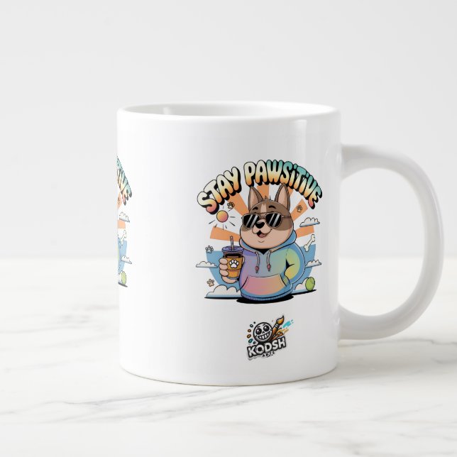 Träffande Morning Kaffe Mugg Jumbo Mugg (Höger)