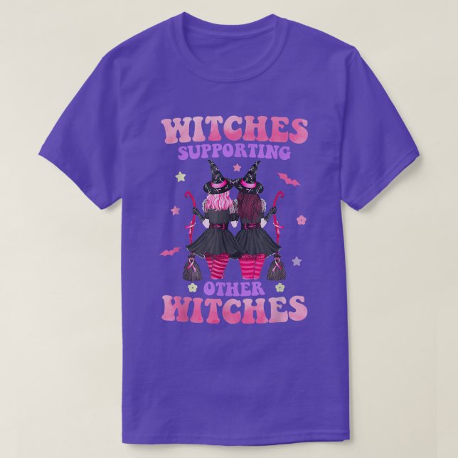 Träffar som stödjer andra vittnen bröstcancer Hal T Shirt (Design framsida)