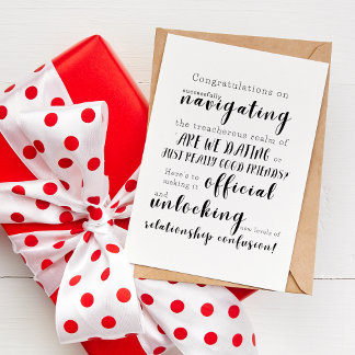 Träffar vi eller bara verkligen bra vänner? Kärlek Kort