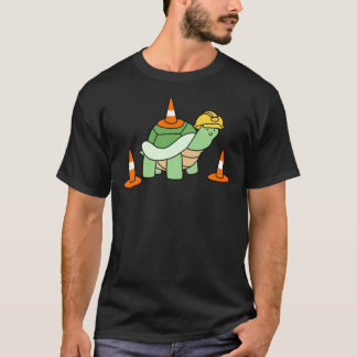 Traffic Cone Turtle Sticker T Shirt