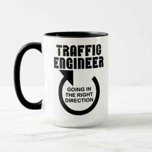 Traffic Ingenjör Höger Direction Mugg