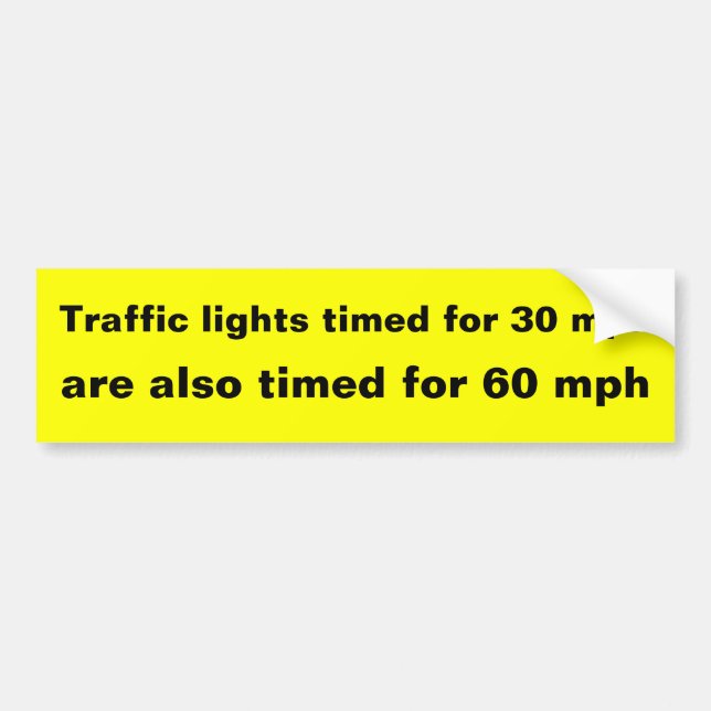 Traffic Ljus Bildekal (Framsidan)