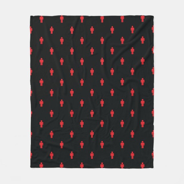 Traffic Ljus Man Fleece Blanket (Framsidan)