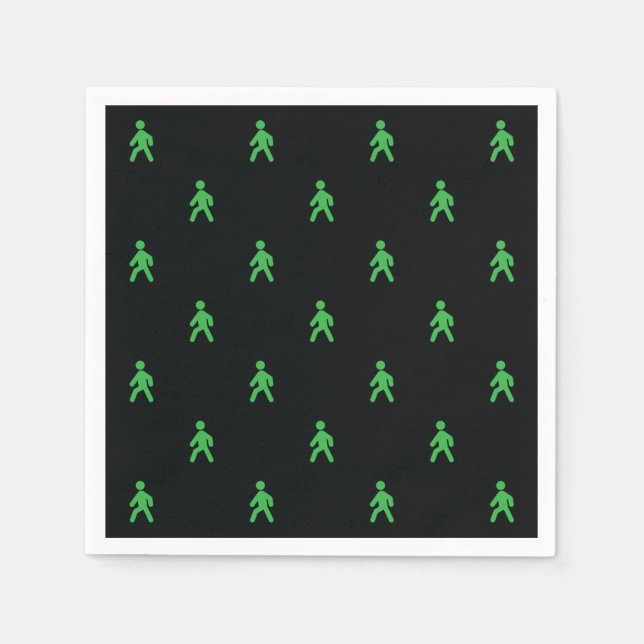 Traffic Ljus Man Napkins Pappersservett (Framsidan)
