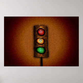 Traffic Ljus Poster