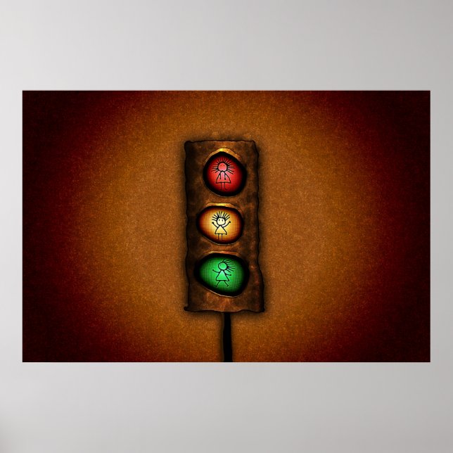 Traffic Ljus Poster (Framsidan)