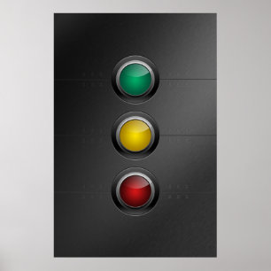 Traffic Ljus Poster
