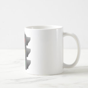 Traffic Ljus Red Gult Grönt Signal Kaffemugg