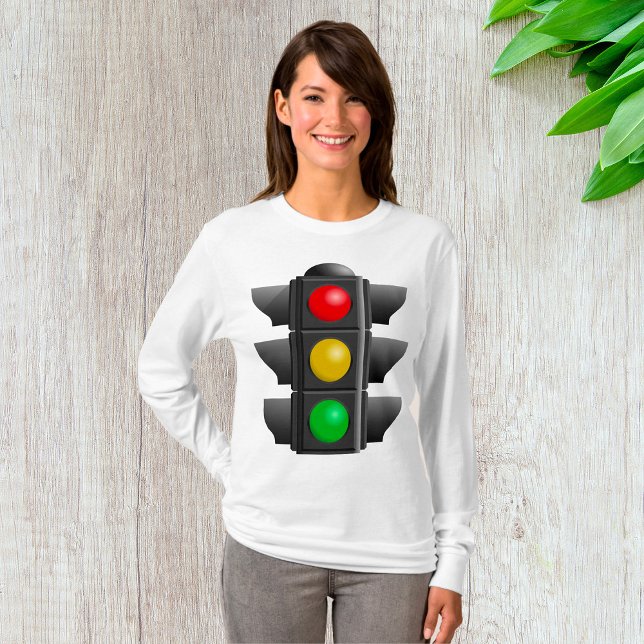 Traffic Ljus Red Gult Grönt Signal T Shirt (Skapare uppladdad)